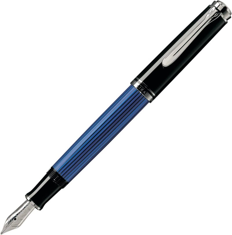 Pelikan Premium M405 Fountain Pen - Black/Blue - Image 1